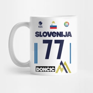 Luka Doncic Slovenija Fan Design Mug